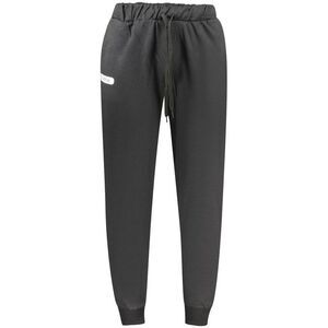 Superga Cotton Athletic Pants with Elastic Waistband Men Black Bottoms